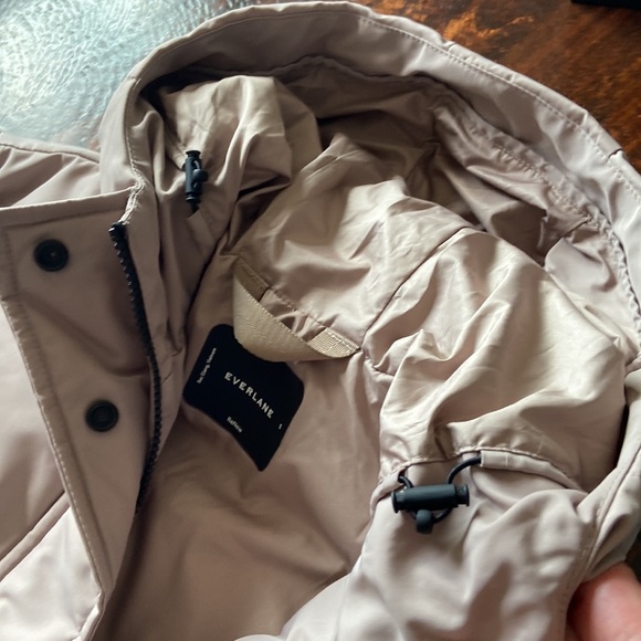 Everlane The ReNew Long Puffer Burnt Sugar Taupe Size Small - Picture 7 of 16